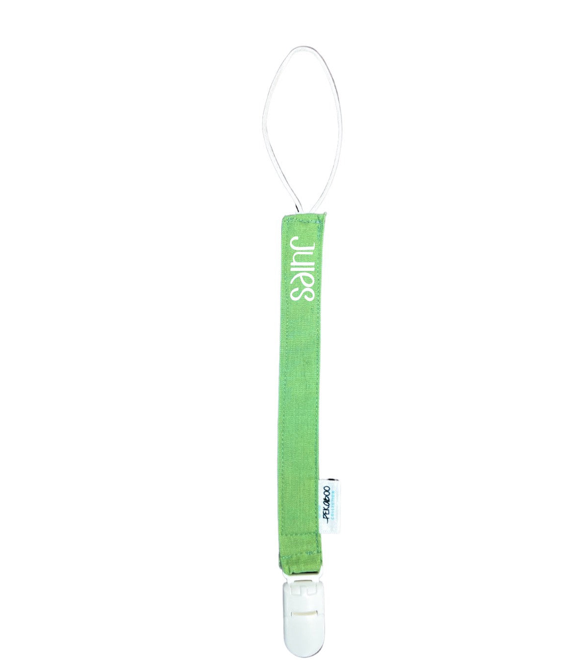 Attache-suce personnalisé - Vert bébé (Blanc)