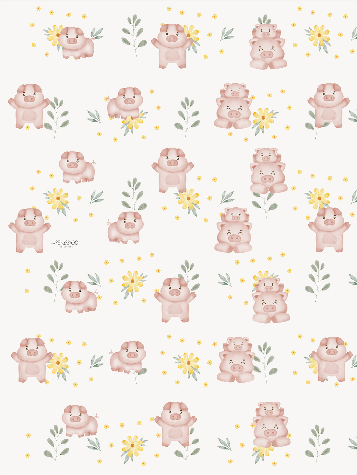 Couverture magiks - Petits cochons roses