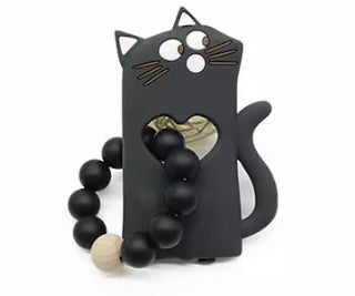 Jouet de dentition - Chat noir