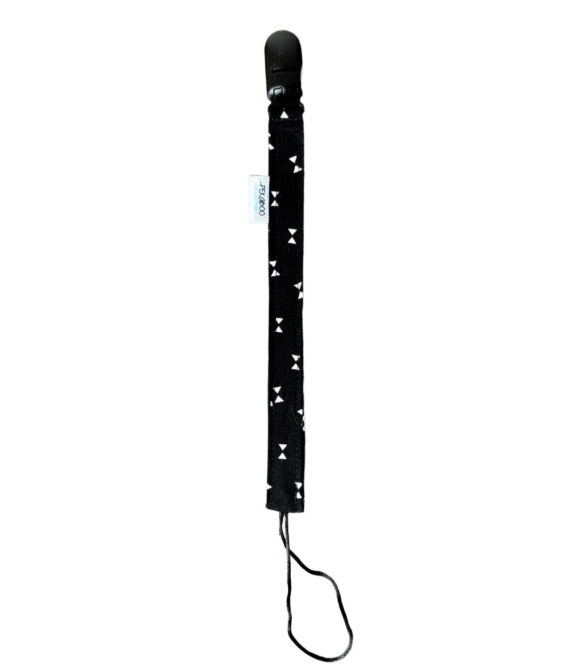 Attache-suce personnalisé - Boucles noires (Noir)