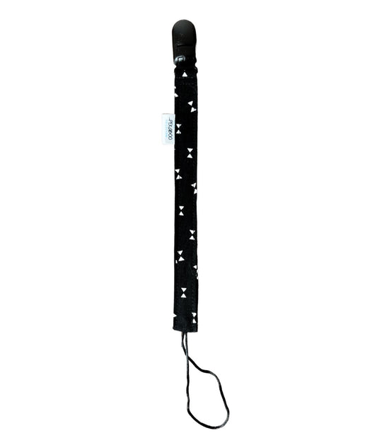 Attache-suce personnalisé - Boucles noires (Noir)