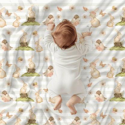 Couverture magiks - Lapin abeille bold stripe