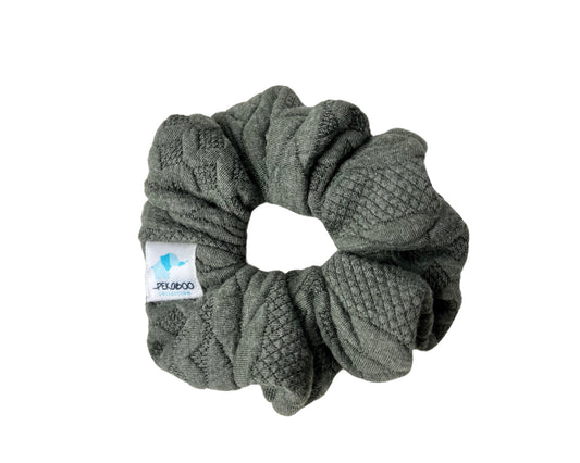 Chouchou élastique pour cheveux - Moelleux kaki