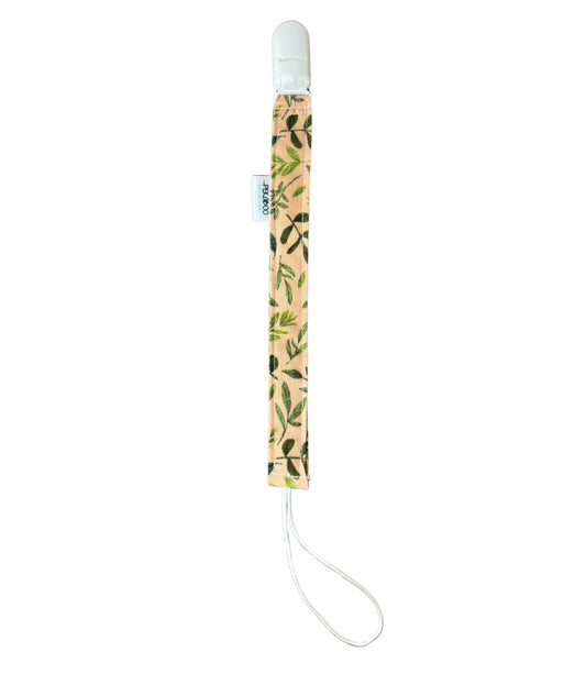 Attache-suce personnalisé - Feuillage rose (Blanc)