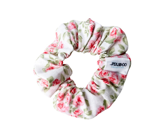 Chouchou élastique pour cheveux - Coton roses