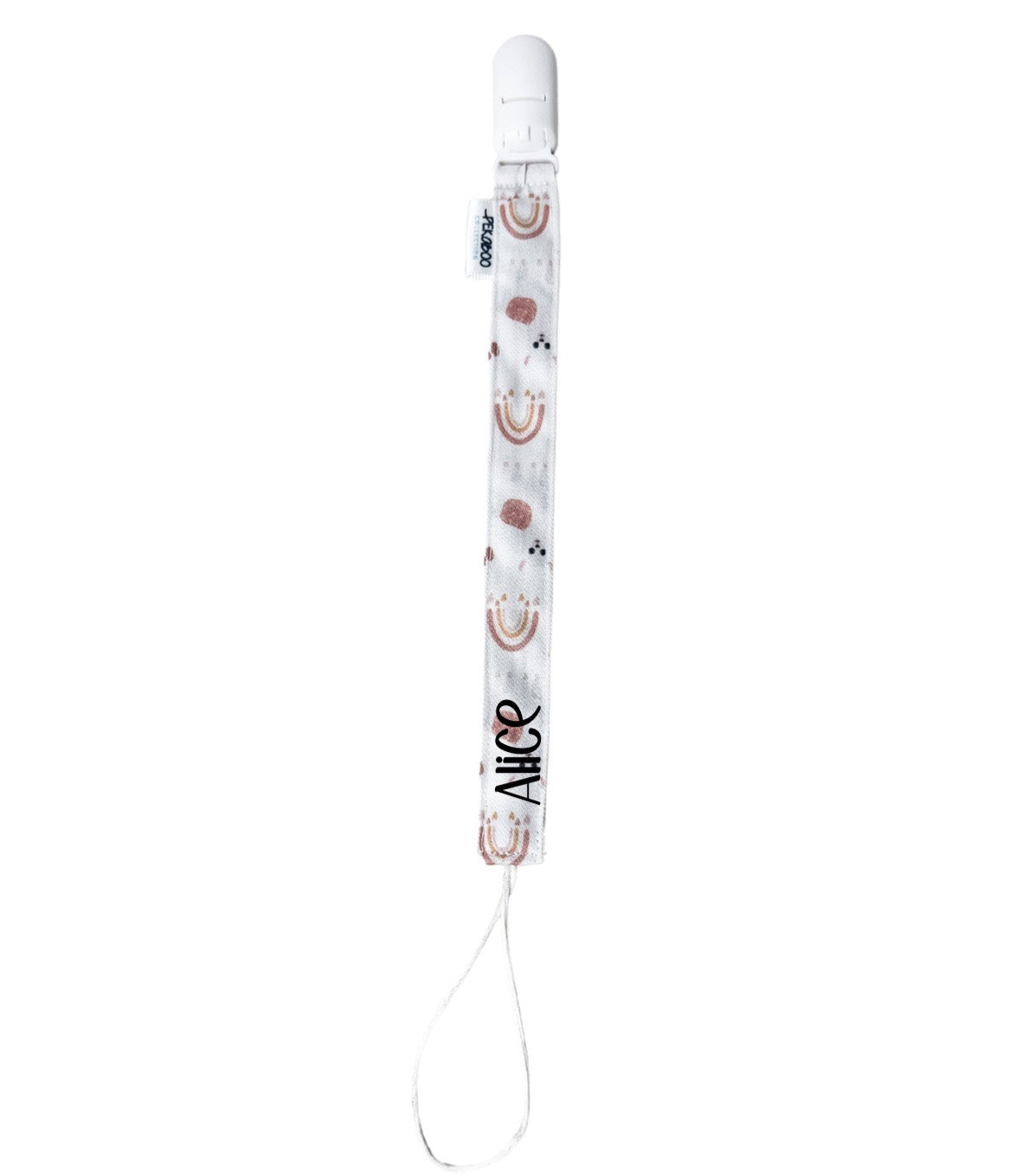 Attache-suce personnalisé - Lamas beige (Blanc)