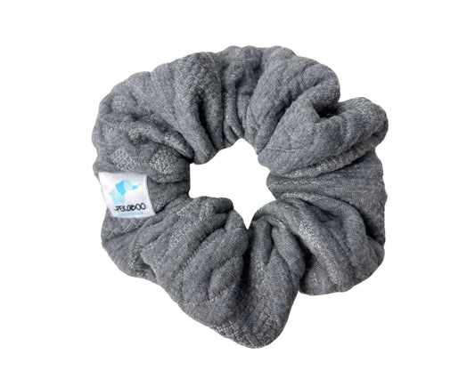 Chouchou élastique pour cheveux - Moelleux gris