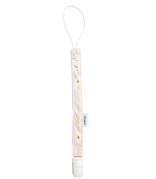 Attache-suce personnalisé - Floral rose (Blanc)