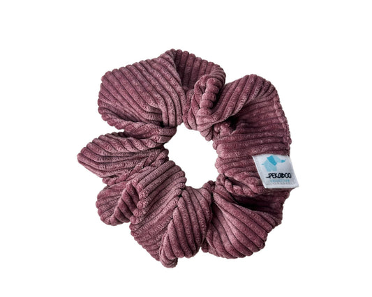 Chouchou élastique pour cheveux - Corduroy vieux rose