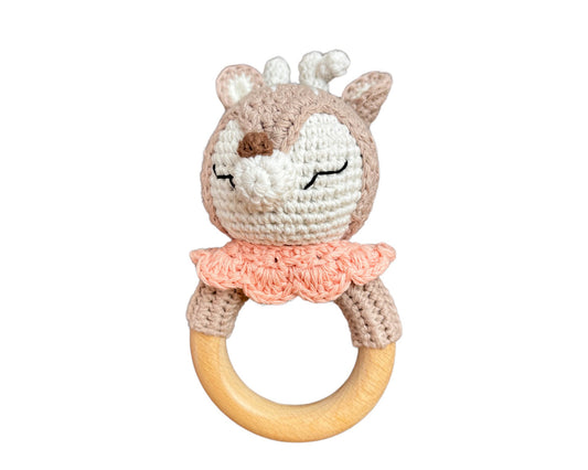 Hochet bois et crochet - Chevreuil mia