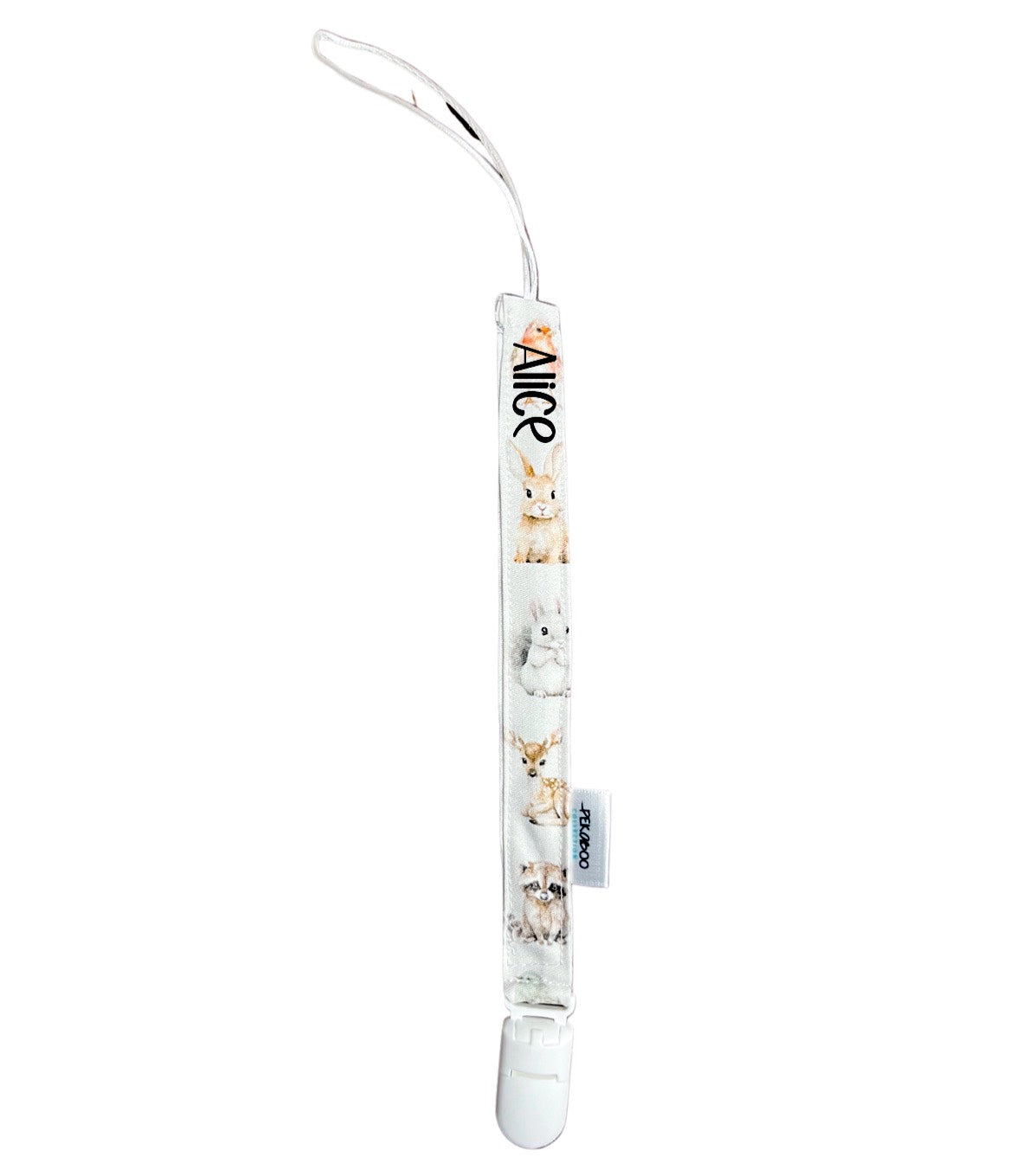 Attache-suce personnalisé - Animaux nature sauge (Blanc)