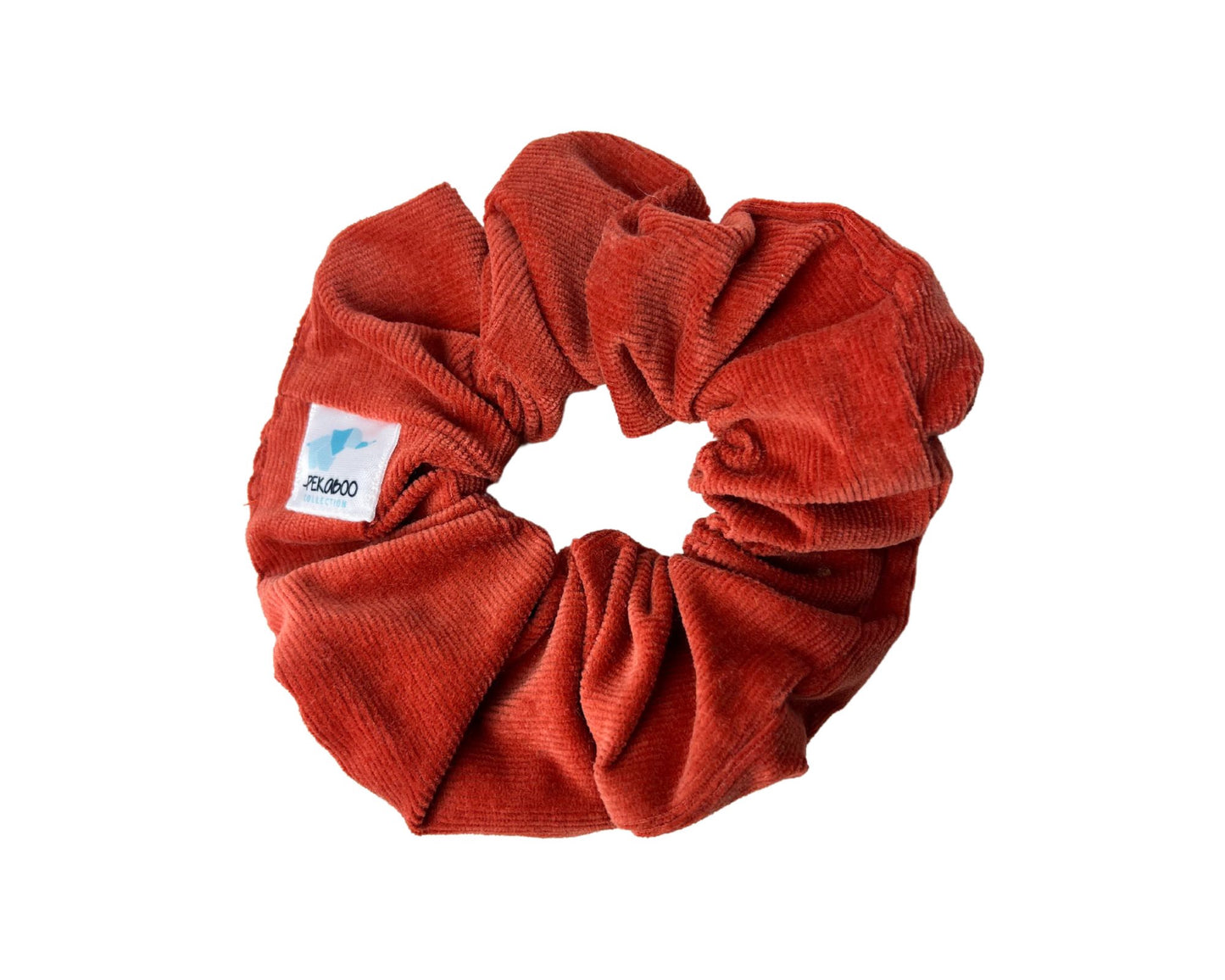 Chouchou élastique pour cheveux - Corduroy rouille