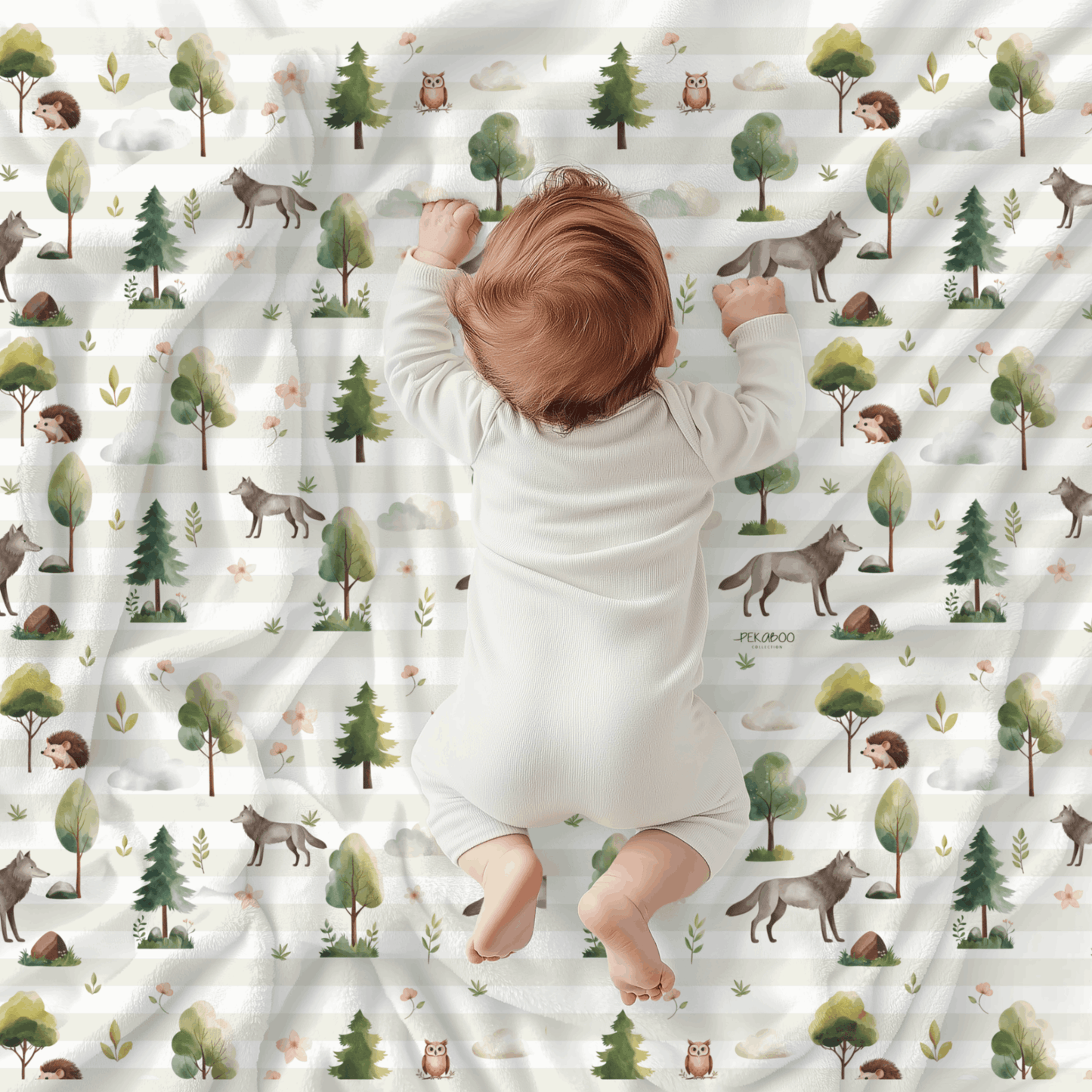 Couverture magiks - Loups bold stripes