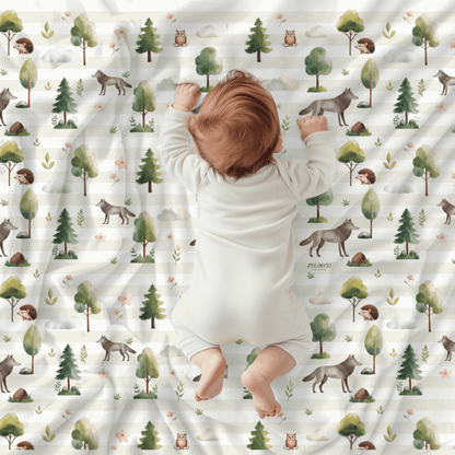 Couverture magiks - Loups bold stripes