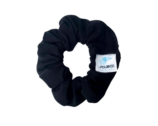 Chouchou élastique pour cheveux - Bamboo noir