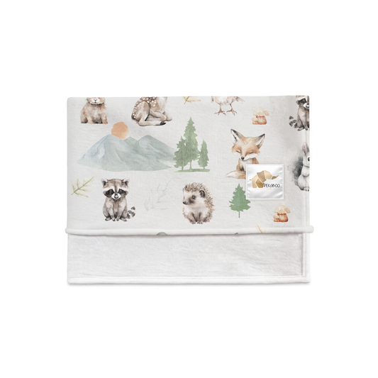 Couverture magiks - Animaux nature sauge