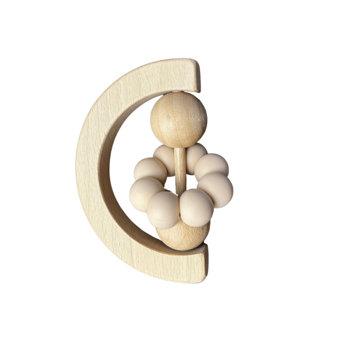 Jouet de dentition - Montessori crème