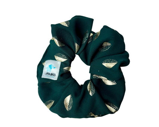 Chouchou élastique pour cheveux - Festif vert