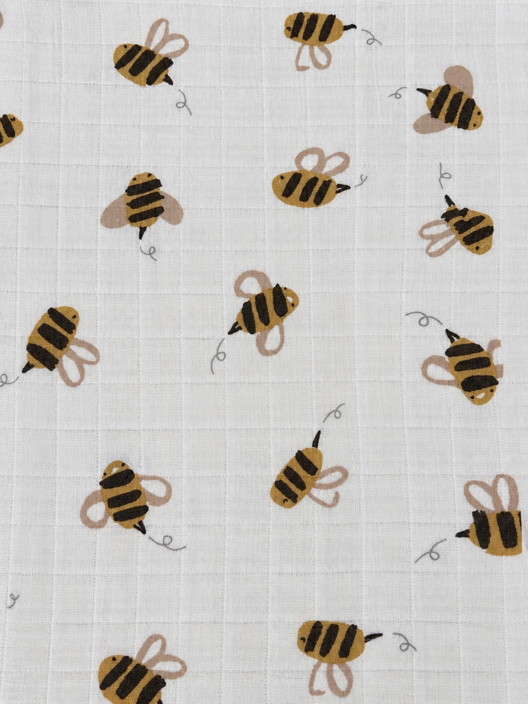 Couverture mousseline de bambou - Petite abeille