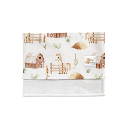Couverture magiks - Chevaux beiges