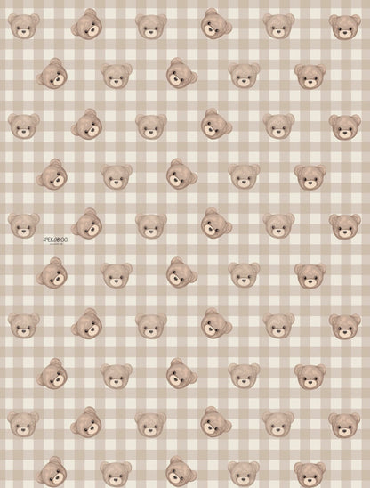 Couverture magiks - Ourson beige