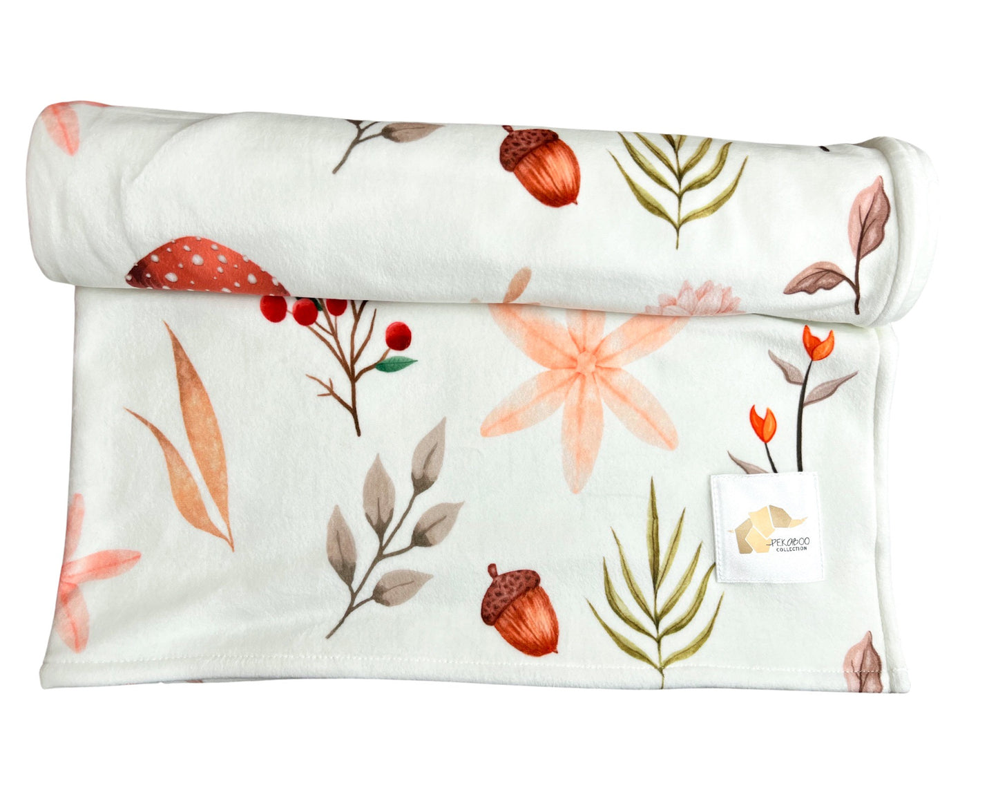 Couverture magiks - Feuillage et champignons