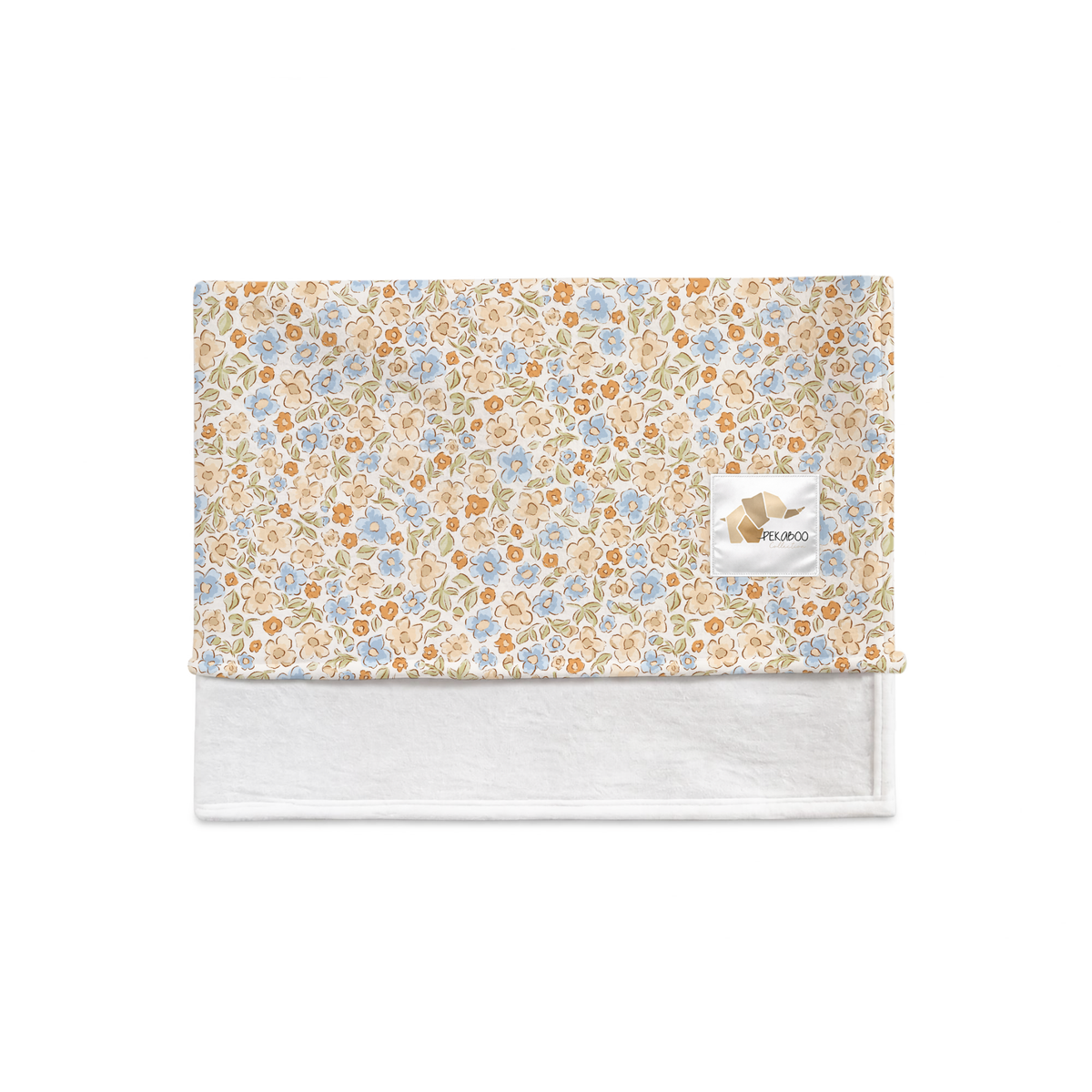 Couverture magiks - Fleuri rustique bleu