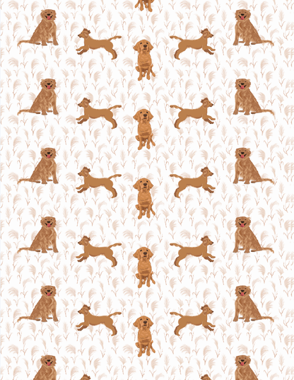 Couverture minky - Golden & feuillus