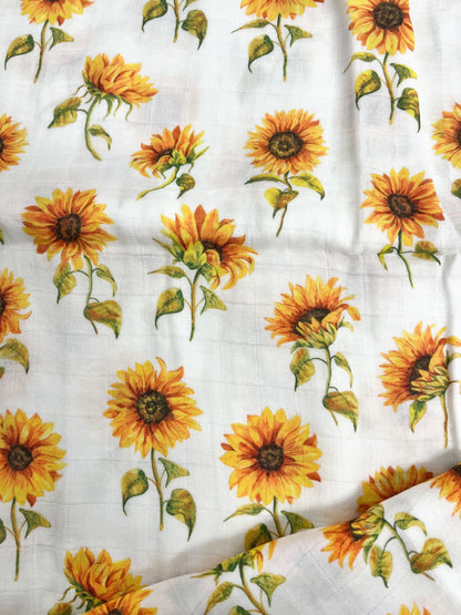 Couverture mousseline de bambou - Sunflower