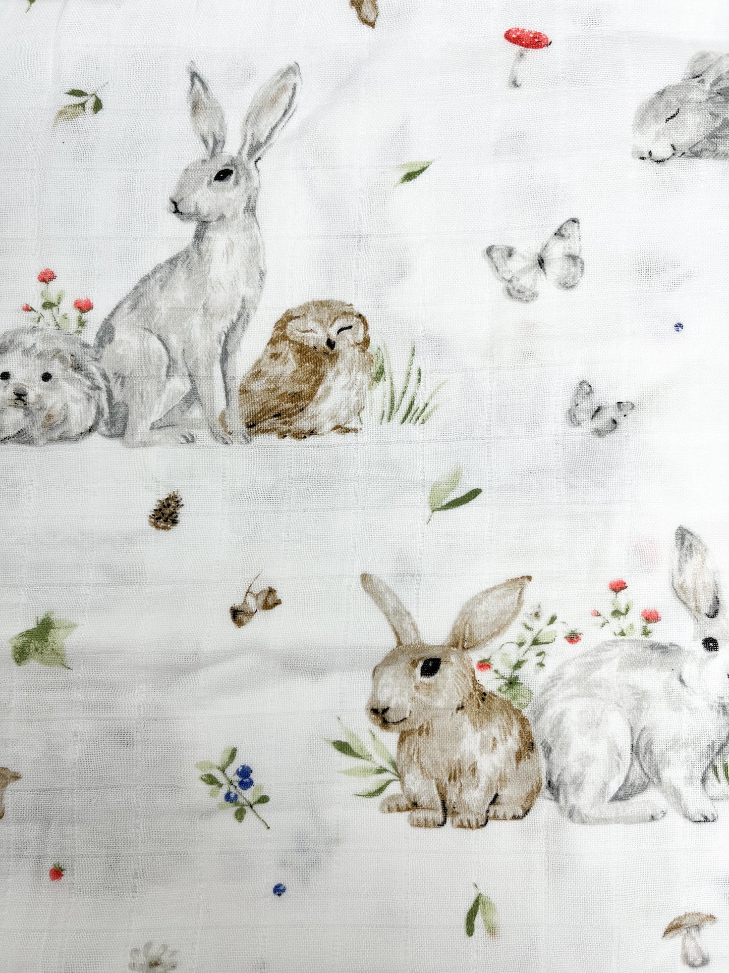 Couverture mousseline de bambou - Amis des bois