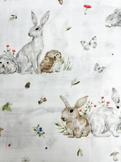 Couverture mousseline de bambou - Amis des bois