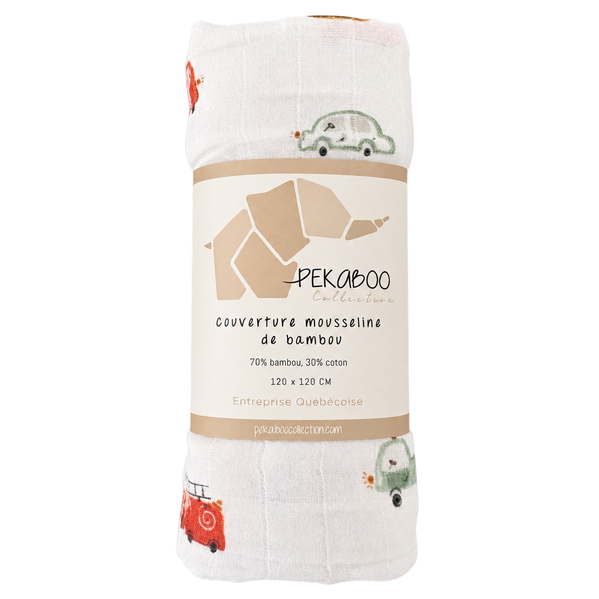 Couverture mousseline de bambou - Transports