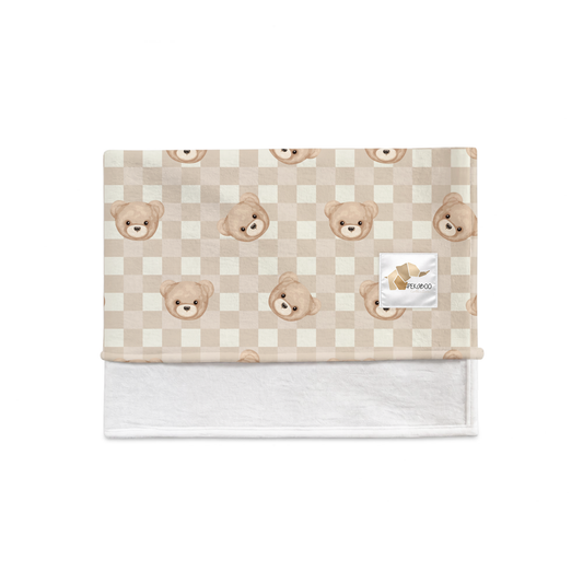 Couverture magiks - Oursons beiges