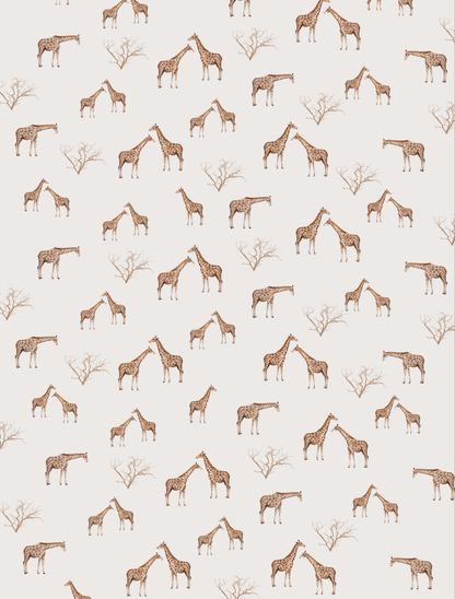 Couverture minky - Girafine