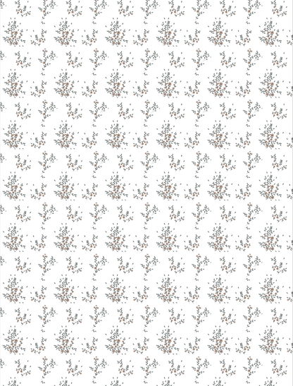 Couverture minky - Fleur de Lucie