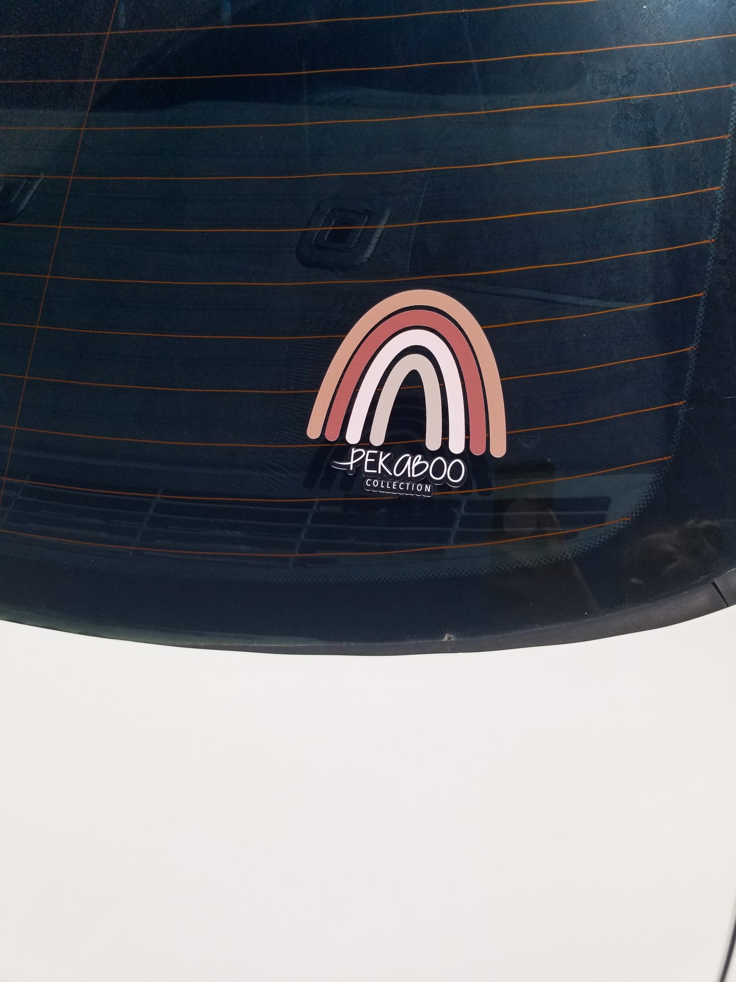 Autocollant pour voiture- Arc-en-ciel
