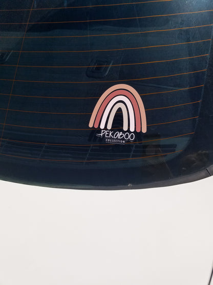 Autocollant pour voiture- Arc-en-ciel