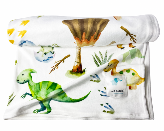 Couverture magiks - Dinos et oeufs vert