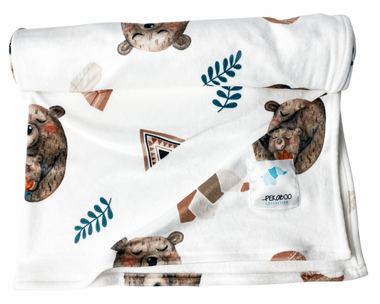 Couverture magiks - Ourson boho