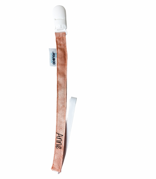 Attache-suce personnalisé - Marbré rose (Blanc)