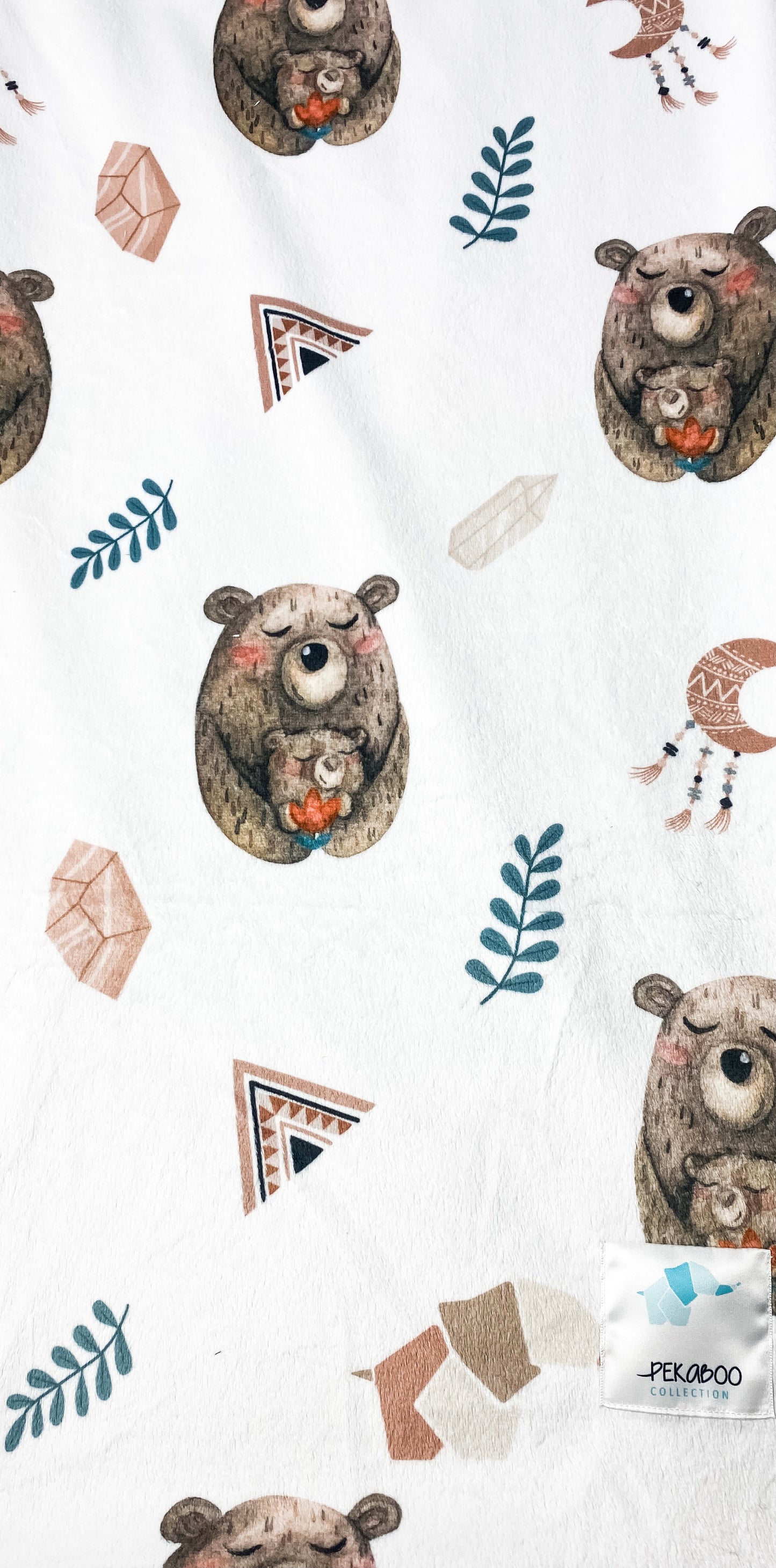 Couverture magiks - Ourson boho