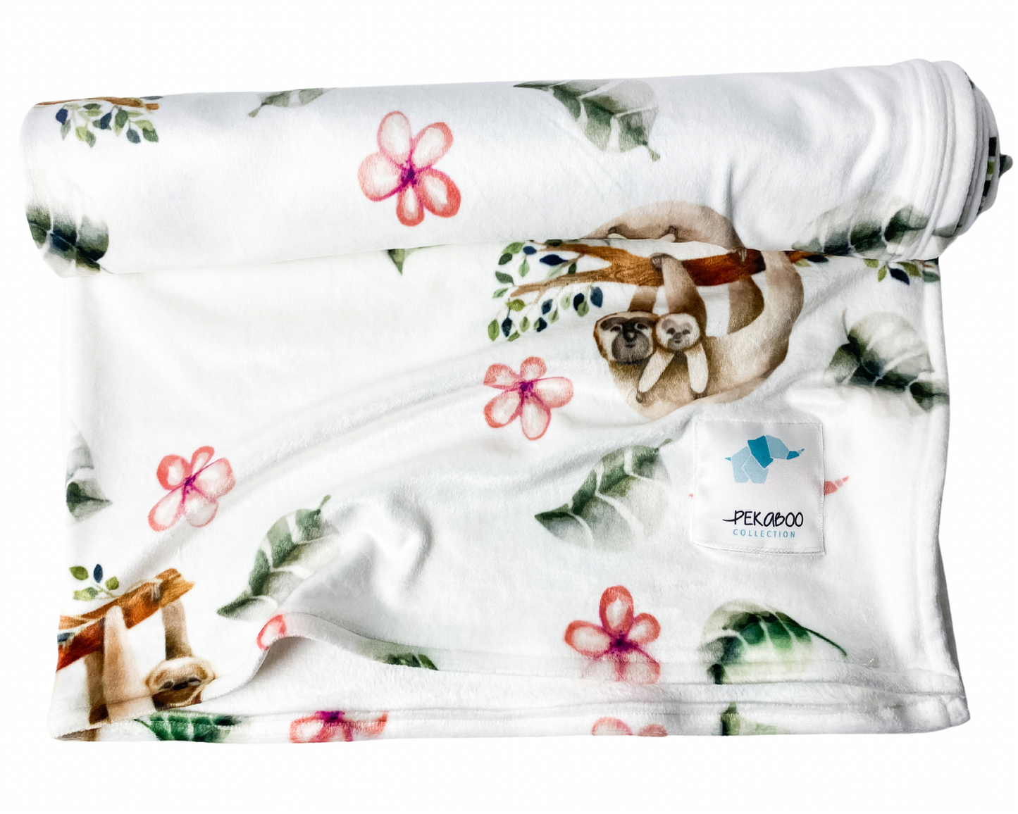 Couverture magiks - Paresseux rose