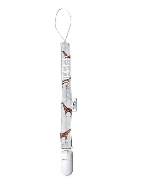 Attache-suce personnalisé - Girafine (Blanc)