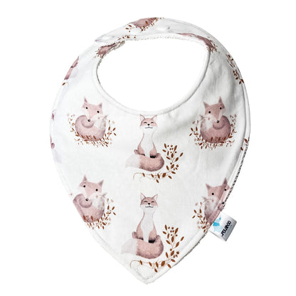 Bavoir - Doux renards